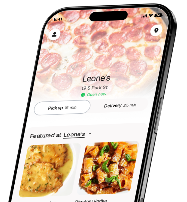 Leone's app preview