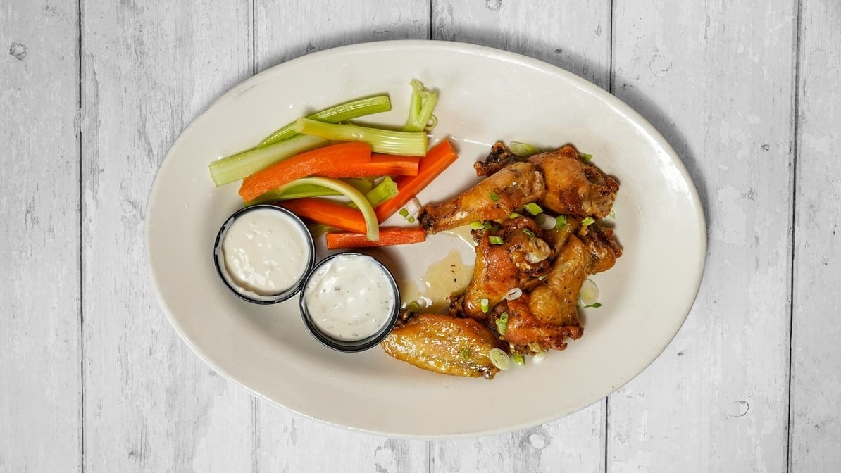 Garlic Parmesan Wings.