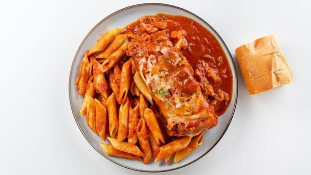 Eggplant Parmesan.