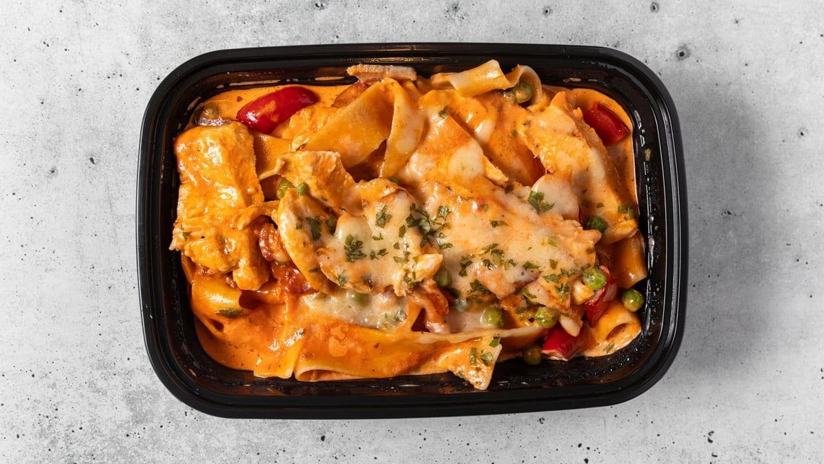 Spicy Pappardelle Vodka.