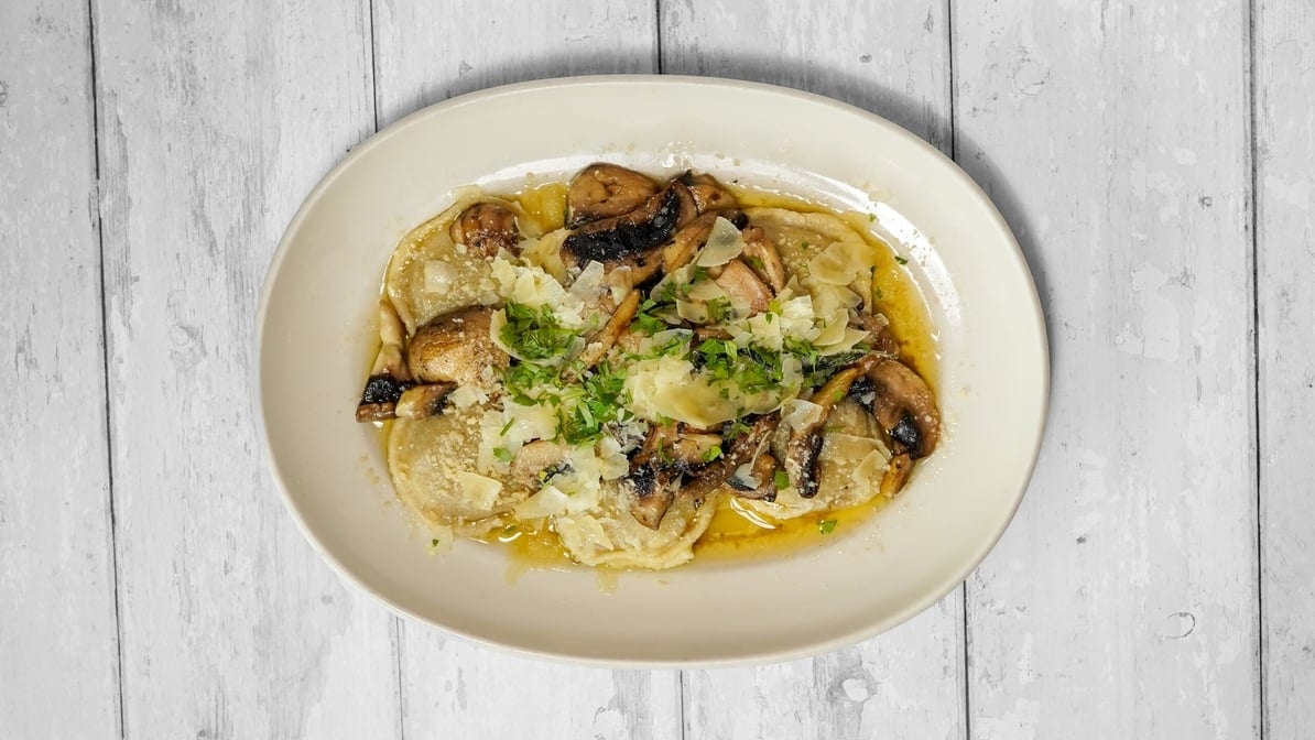 Short Rib Ravioli.