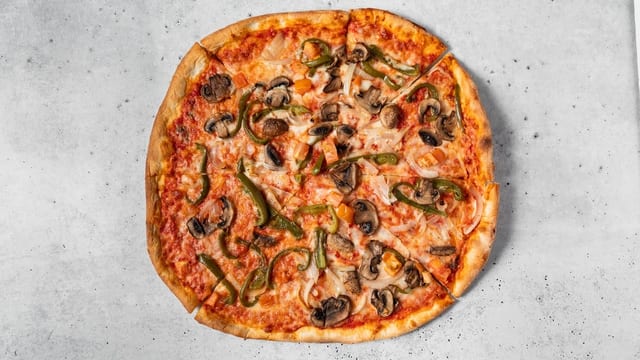 Vegetable Pizza.