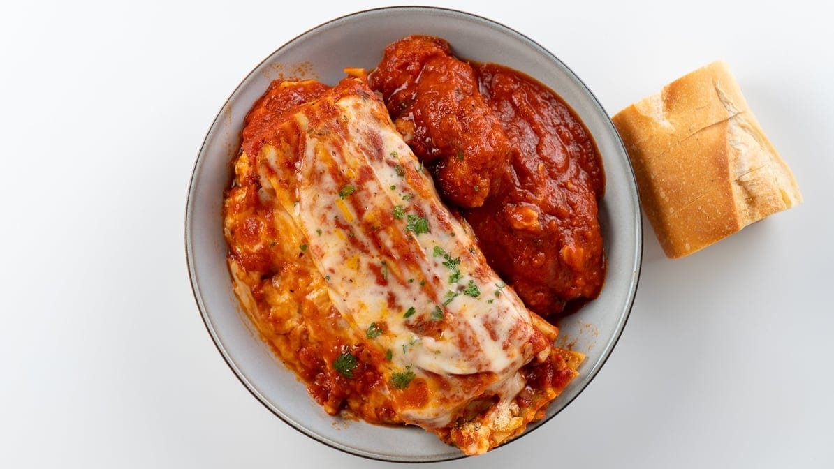 Homemade Meat Lasagna.