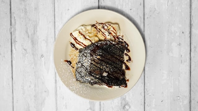 Triple Layered Chocolate Cake.