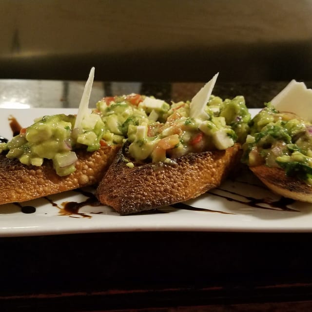 Avocado Bruschetta Catering.