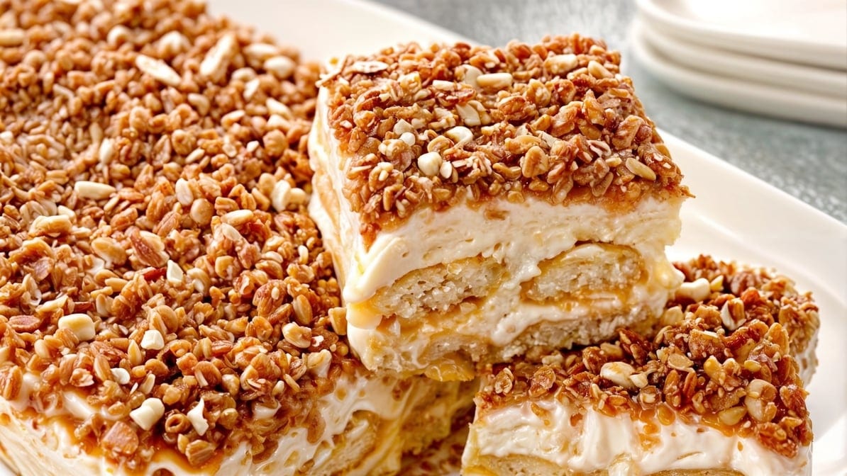 Toasted Almond Cream Cake.