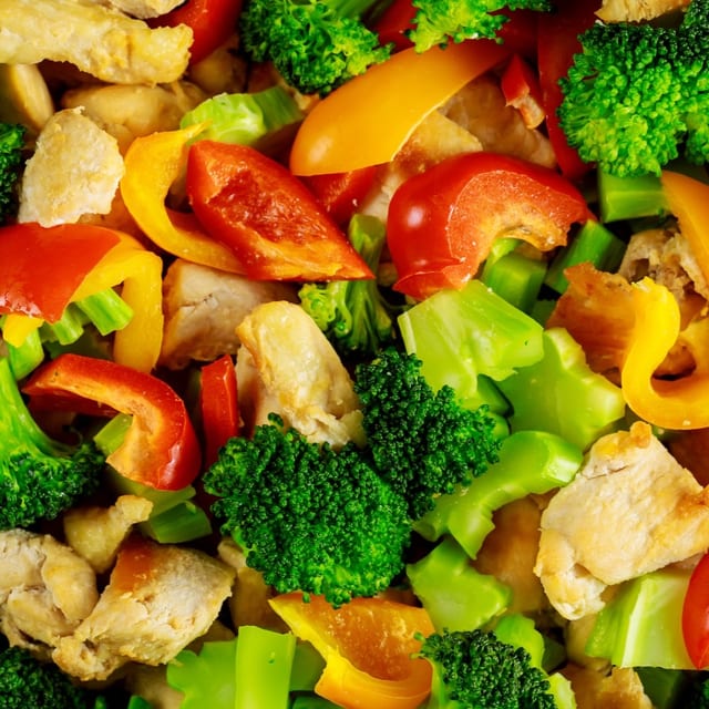Sautéed Mixed Vegetables.