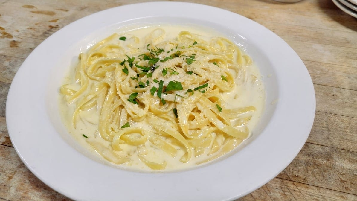 Fettuccini Alfredo.