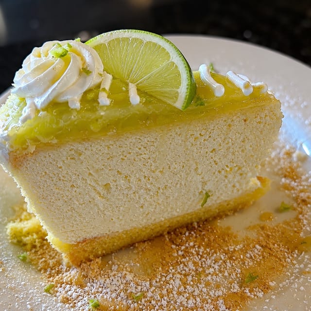 Key Lime Cheesecake.