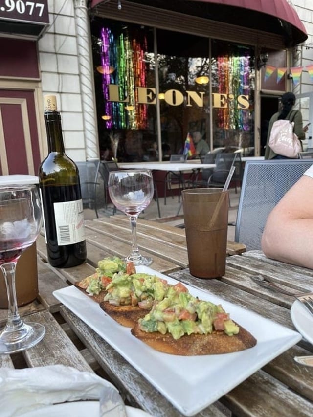 Avocado Bruschetta.