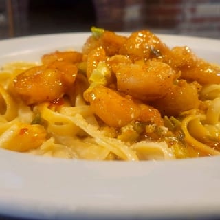 Bang Bang Shrimp Alfredo