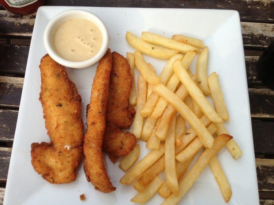 Chicken Fingers & Fries.