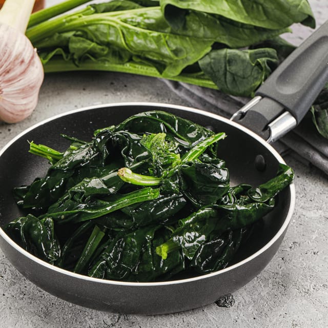 Sauteed Spinach.