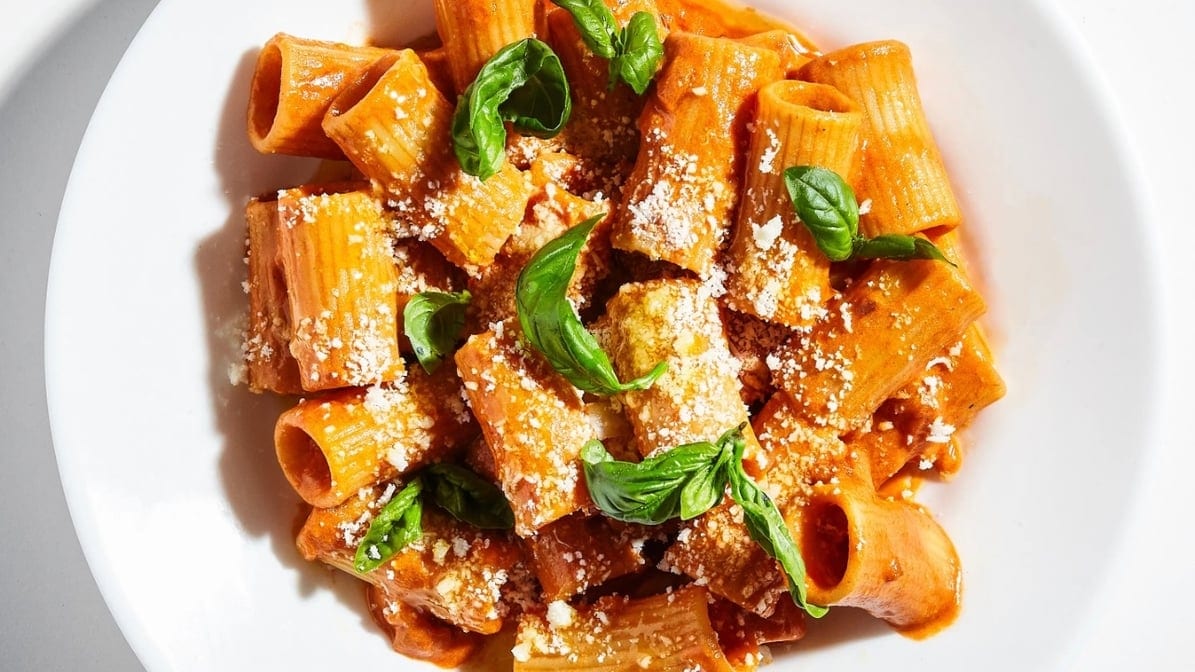 Rigatoni Vodka.