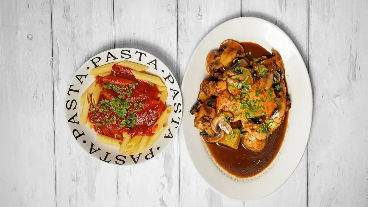 Chicken Marsala.