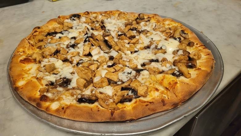 Chicken Marsala Pizza.