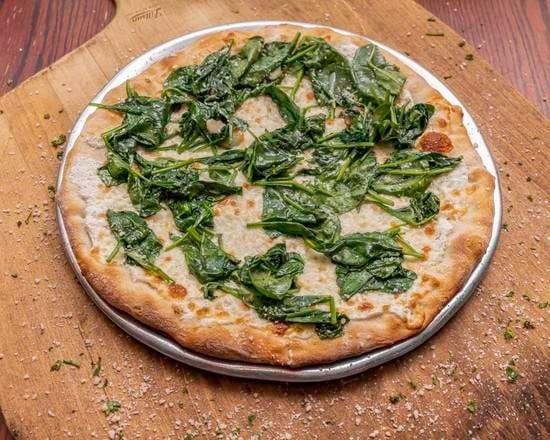 Spinach Pizza.