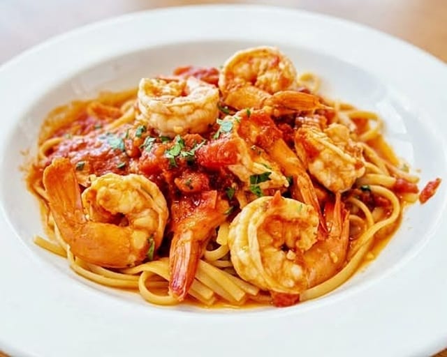 Shrimp Marinara.