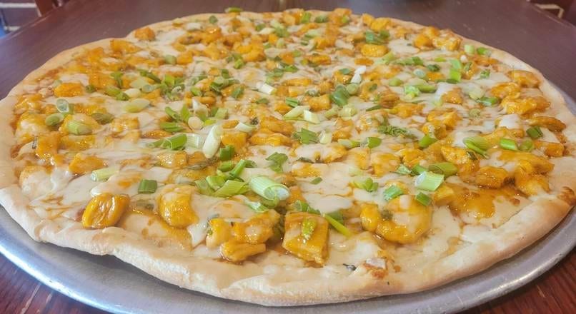 Orange Chicken Pizza.