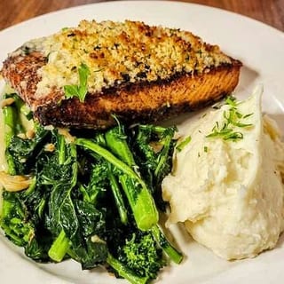 Salmon Oreganata Catering